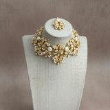 Areeba Beige Pearl Choker Set