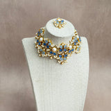 Areeba Blue Choker Set