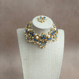 Areeba Blue Choker Set