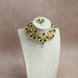 Paros Green Crystal Choker Set