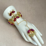 Meherin Fuchsia Hand Harness