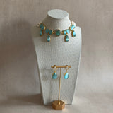 Nisha Blue Necklace Set - Ahseya & Co.