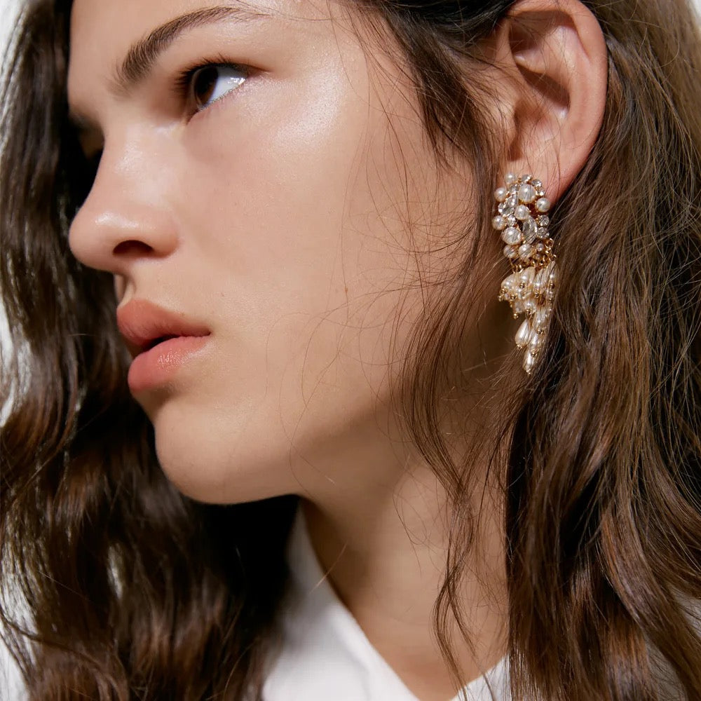 Renè Pearl Earrings - Ahseya & Co.
