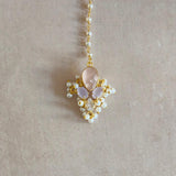 Eliana Pink Pearl Necklace Set