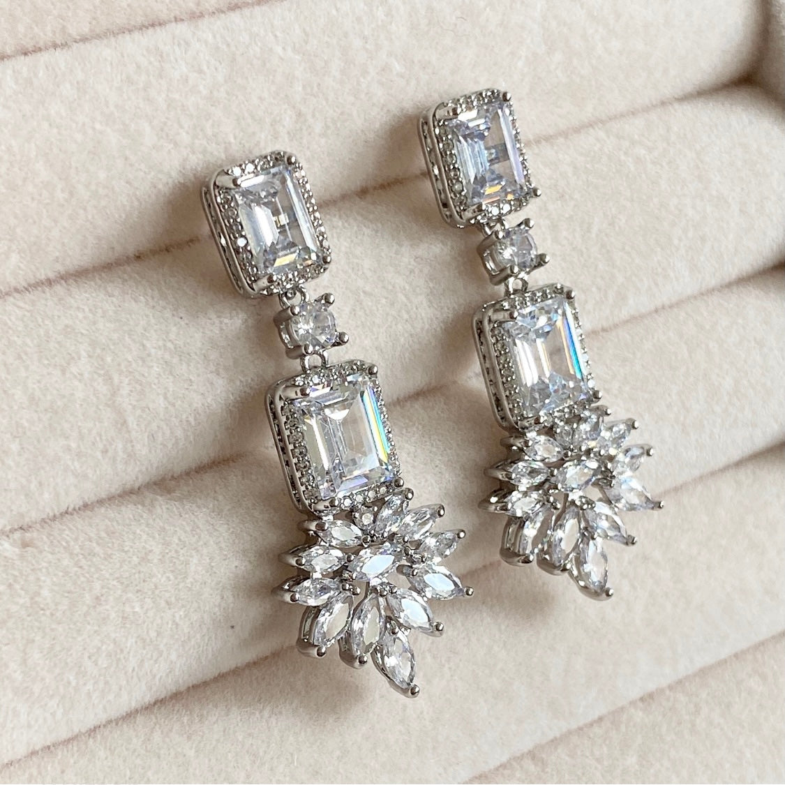 Talia Crystal Earrings - Ahseya & Co.